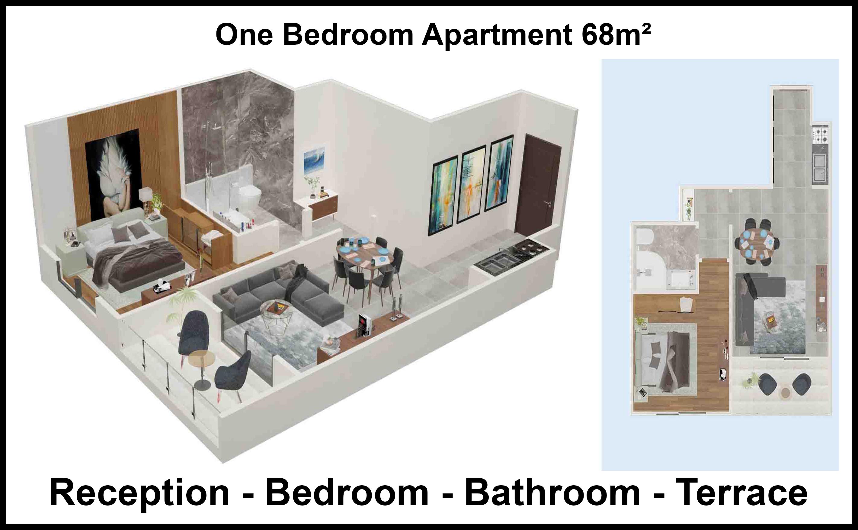 Apartments For Sale in Hurghada 68m² - Avenue Compound